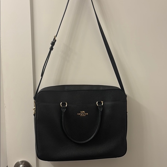 Coach Black Leather Women's Bag - Picture 1 of 1